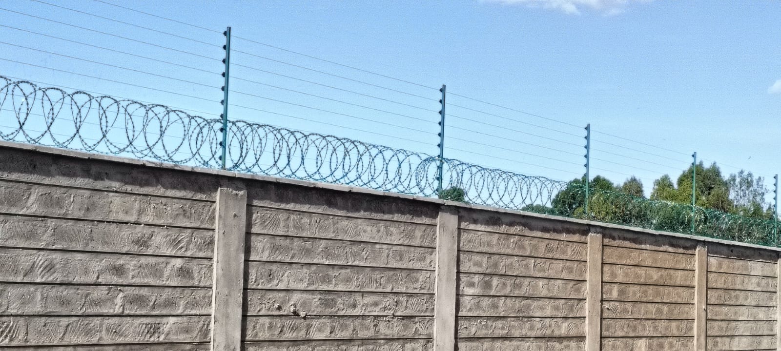 Electric Fence and Razor Wire